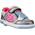 thumbnail image 2 of HEELYS Youth Kids Plus X2 Wheels Skate Sneaker Shoes Light Blue/Silver/Neon Pink, Numeric_1, 2 of 5