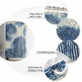 thumbnail image 7 of Shower Curtains Abstract Blue Circle Geometric Bath Curtain Modern Art Waterproof Bathroom Shower Curtain Set with Hooks Decoration 36 x 72 Inches, 7 of 7