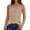 Beige, variant on Sleeveless Tops for Women Solid Color Ice Silk Wrinkled Backless Loose Suspender Vest Top Women Top Loose L 2xl Tops for Women plus Size 4th Top Women Muscle Tee Women