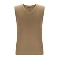 thumbnail image 5 of ZyeKqe Mens Slim fitted Tank Tops Seamless Sleeveless Undershirts V Neck Vests Stretchy Slim Fitted Basic Tees, 5 of 8