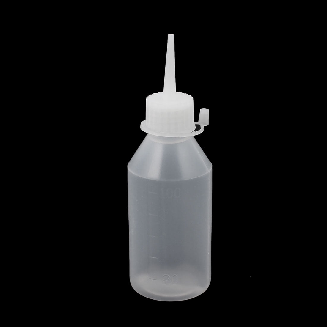 Unique Bargains YH-2L Plastic Kitchen Laboratory Squeeze Bottle Dispenser 100ML 4 Pcs