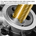 thumbnail image 4 of Uxcell Die Stock Handle Set, 5/16-18 UNC Round Die and Wrench Fits 25mm OD / Metric M7-M9 Dies, 4 of 6