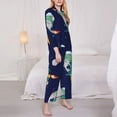 thumbnail image 3 of Naloa Astronaut Dinosaur and Space Pajamas for Women Set, Womens Pajama Sets, Lounge Sets for Women, 2pjs for Women-X-Large, 3 of 7