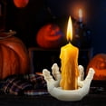 thumbnail image 5 of Floleo Halloween Candle Holder,Horror Candle Holder,Creative Candle Holder,Novelty Halloween Candle Holders For Home Tabletop Spooky Theme Party Decor Supplies, 5 of 6