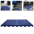 thumbnail image 1 of LEEYNEER Dalles de Plancher Emboîtables Plastique Imperméable Coussin de Piscine Bleu, 1 of 8