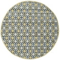 thumbnail image 6 of SAFAVIEH Montauk Jefferson Geometric Quatrefoils Cotton Area Rug, Gold/Multi, 8' x 10', 6 of 9