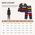 thumbnail image 4 of Goofa First Responder American Flag Printed Women’s 2 Piece Pajama Set Super,Pajamas Women's Long Sleeve Sleepwear Soft Button Down Loungewear Pjs Lounge Set Nightwear-X-Large, 4 of 7