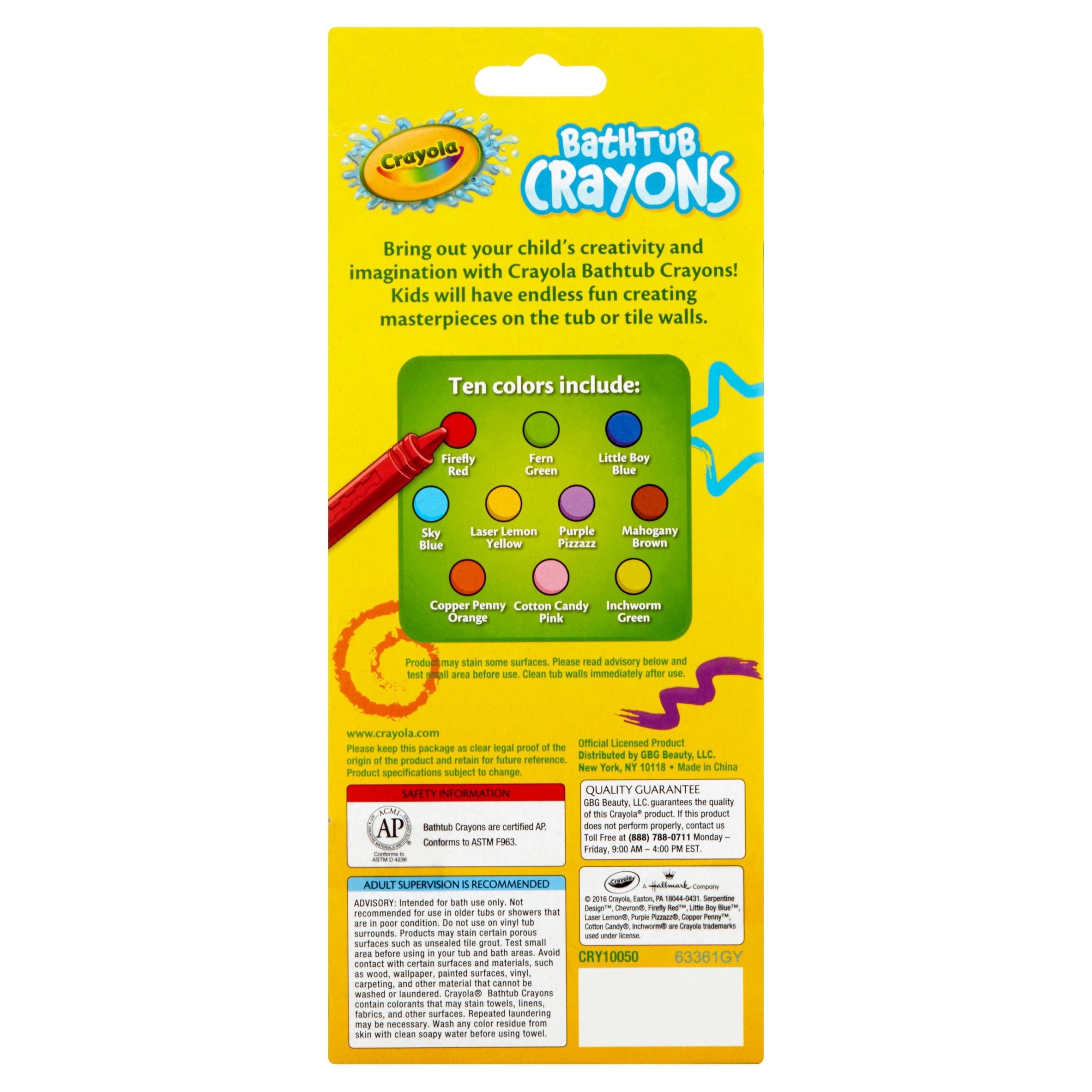 Crayola Bathtub Crayons 9 Count Com