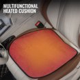 thumbnail image 4 of Naiovety Cojín de asiento con calefacción USB para el hogar, oficina, escuela, coche, flocado, almohadilla de calefacción de felpa corta, Suministros térmicos, 4 of 6