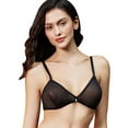 thumbnail image 2 of Varsbaby Women's Wire Free Bra Underwear and G-string Lingerie Set, 2 of 5