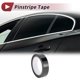 thumbnail image 3 of Cinta de franjas Unique Bargains 25mmx10m Calcomanías de franjas para coches, motocicletas y carreras de barcos, pegatinas DIY negras 1 Pc, 3 of 7