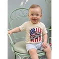 thumbnail image 5 of BemeyourBBs Toddler Baby Boy Girl 4th of July T Shirts Outfit Patriot Independent Day Clothes American Flag Truck Printed Crew Neck Short Sleeve Summer T Shirt Pullover Tee Tops, 5 of 9