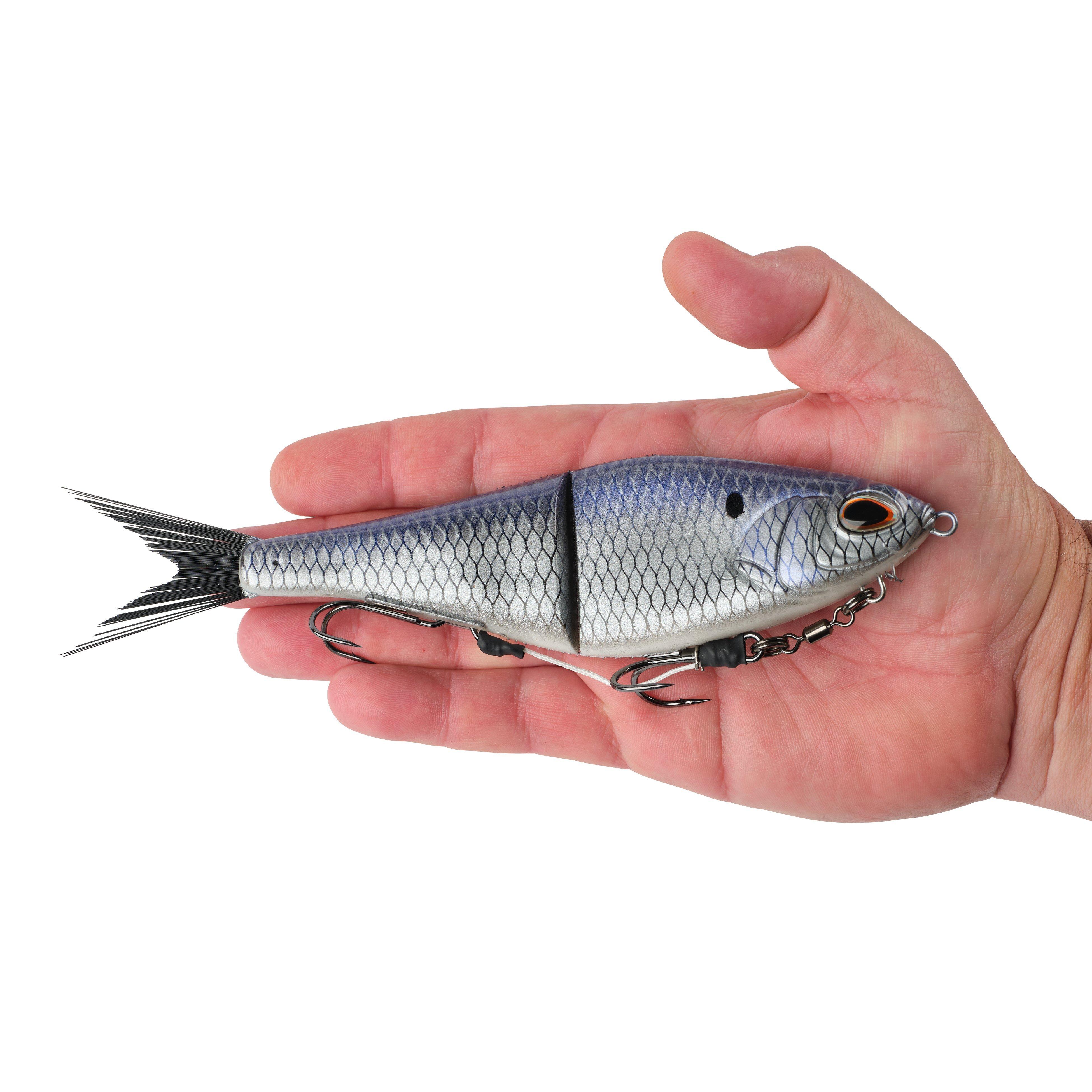 Berkley PowerBait® Chop Block, 8 in, Chrome Gizzard