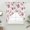 Pink, variant on Purple Polka Dots Swag Valances for Windows 2 Pack, Kitchen Window Curtains 36 Inch Length, Modern Abstract Art Privacy Swag Curtains for Living Room/Bathroom with Rod Pocket 36"x36"