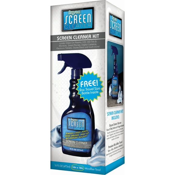 Bryson Screen Cleaner Spray and Wipe Kit