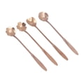thumbnail image 2 of Ccdes 4PCS Mélange Cuillère Fleur en Forme de Coeur Cuillère à Café en Acier Inoxydable Scoop Désert Cuillère à Thé, Scoop Désert, Scoop en Acier Inoxydable, 2 of 8