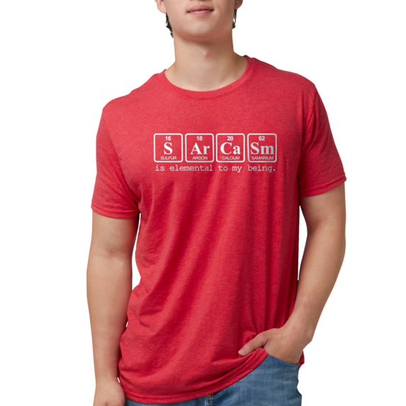CafePress - Sarcasm T Shirt - Mens Tri-blend T-Shirt