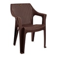 thumbnail image 1 of Silla Plásticos La Ardilla Rattan Cleo H81 Chocolate, 1 of 4