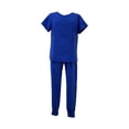 thumbnail image 3 of Conjunto médico femenino, lavable a máquina, transpirable, duradero, pantalones para correr, enfermera Azul real, 3 of 8
