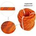 thumbnail image 4 of Nylon Pulling Rope, 1/2" x 100 FT Double Braid Polyester Rope, 6000LBS Breaking Strength High Force Polyester Resistant UV Resist for Arborist Gardening Marine, 4 of 6