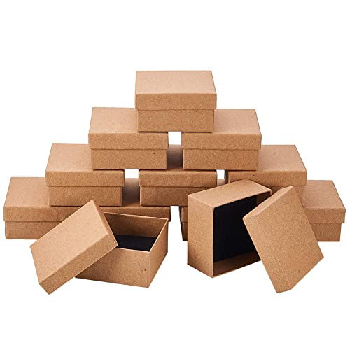 Wholesale FINGERINSPIRE 16 Pcs Kraft Paper Drawer Box with Clear Window  11.5x8.5x2.5cm Black Cardboard Jewelry Necklace Ring Boxes Jewelry Gift  Boxes Rectangle Gift Box for Earring Rings Necklace Display 