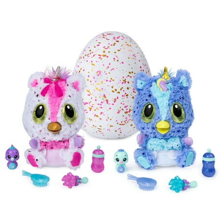 Hatchimals 6046467 HatchiBabies Unikeets, Hatching Egg with Interactive Pet Baby for Ages 5 and Up