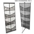 thumbnail image 4 of Vertical Brochure Stand Grid Brochure Display Stand Portable Brochure Stand for Trade Shows and Retail Stores, 4 of 5