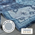thumbnail image 5 of Beverly Rug Machine Washable Easy Cleaning Indoor Non-Slip Rugs Blue / Turquoise 8'x10', 5 of 9