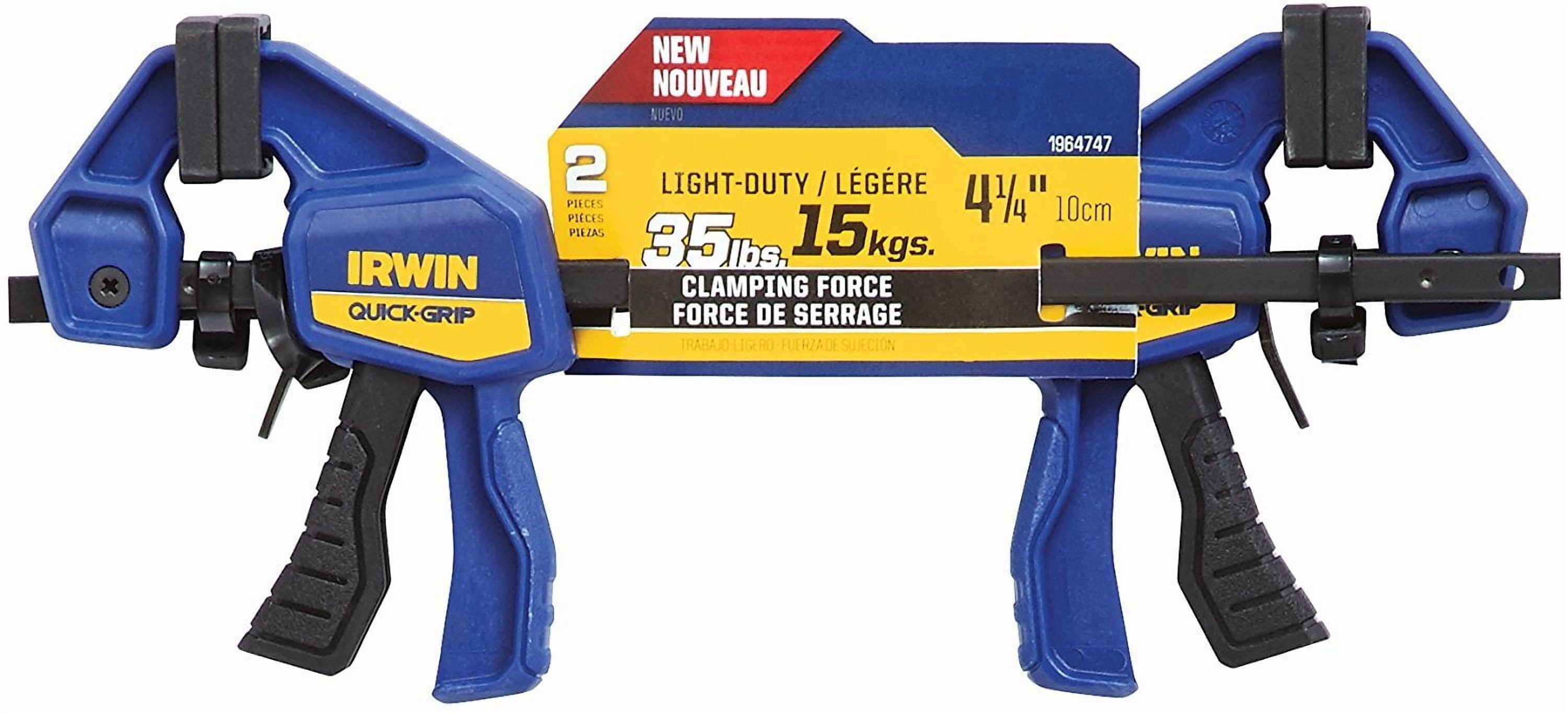 Irwin Quick-Grip 6 in. x 1-3/16 in. D Clamp and Spreader 2 pk