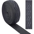 thumbnail image 1 of Cinta elástica de silicona antideslizante de 5 yardas y 1 pulgada de ancho con ondas, banda de agarre elástica, gomas elásticas, correas para cinturón, 1 of 9