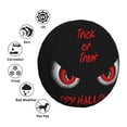 thumbnail image 4 of Salouo Happy Halloween2 Print Spare Tire Cover 14-17 inch Spare Tire Protector Universal Tough Tire Wheel Cover for Trailer SUV and Truck-14 inch, 4 of 6