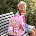thumbnail image 2 of Stylish Cute Children's Backpack for School Daily Use Comfortable Carry Durable Fabric Large Capacity Storage Companion, 2 of 9