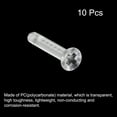 thumbnail image 3 of Unique Bargains M3x20mm Plastic Phillips Machine Screws, PC Flat Head Machine Bolts 10 Pack, 3 of 4