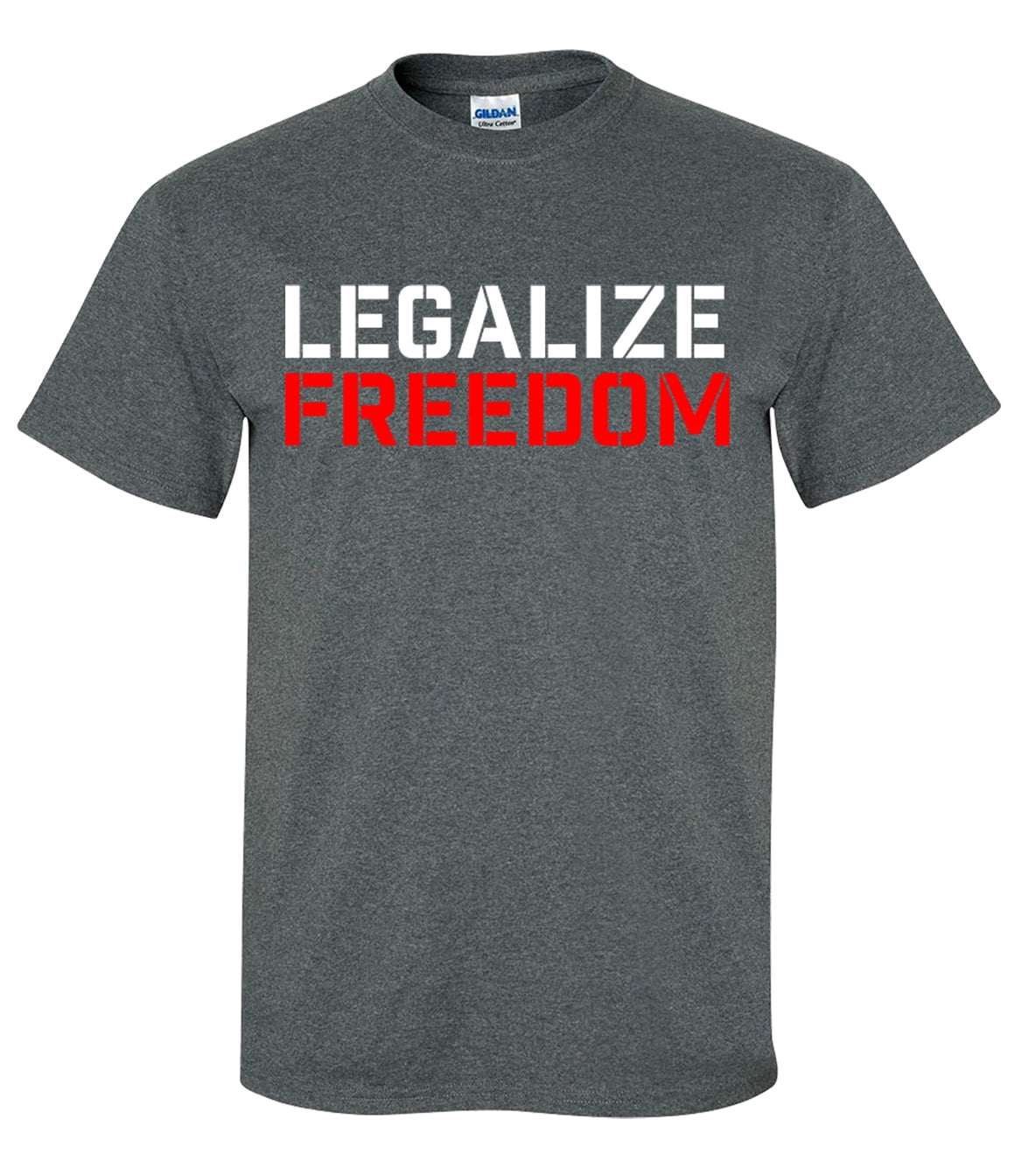 Trenz Shirt Company Legalize Freedom Unisex Short Sleeve T-shirt - Picture 10 of 25