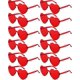 thumbnail image 1 of Gafas de sol Photect en forma de corazón sin montura, color caramelo, 12 pares, 1 of 7