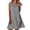 Black, variant on Women's Striped Mini Dress Gingham Tunic Dress Round Neck Sleeveless Loose A Line Sundress with Pockets Lounge Vacation Outfit Yellow