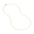 thumbnail image 2 of 14K Yellow Gold Women's 20" 0.90mm Tight Cable Chain Necklace, 2 of 4