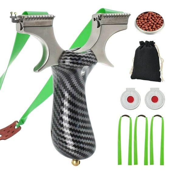 Stainless Steel Hunting Slingshot Shooting Slingshots for Adult Professional Athletic Competition