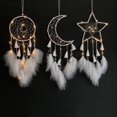 thumbnail image 1 of Juego de tres piezas (luces blancas envolventes) Atrapasueños, Atrapasueños con plumas Hecho a mano Atrapasueños de hadas Estilo indio Decoración para colgar en la pared para sala de estar, dormitorio, 1 of 4