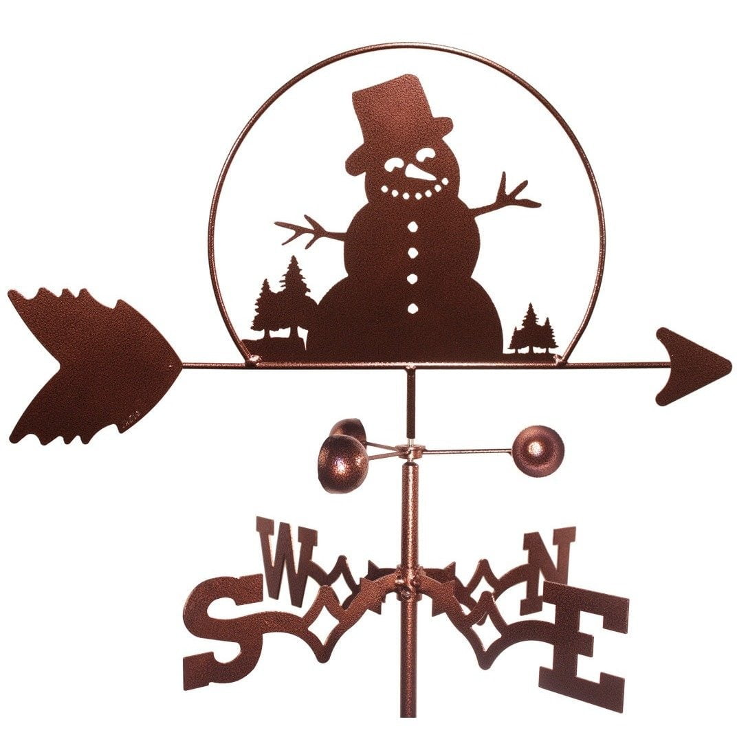 SWEN Products Inc Handmade Winter Snowman Weathervane by Overstock