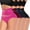 Multicolor B, variant on YDQ Women's High-Waisted Tummy Control Shapewear Briefs, Anti-Roll Boning, 4-Pack, XL