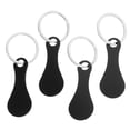 thumbnail image 3 of BESTOYARD 4Pcs Shopping Trolley Tokens Key Rings in Black for Daily Use and Trolley Coin Keyring Users, 3 of 6