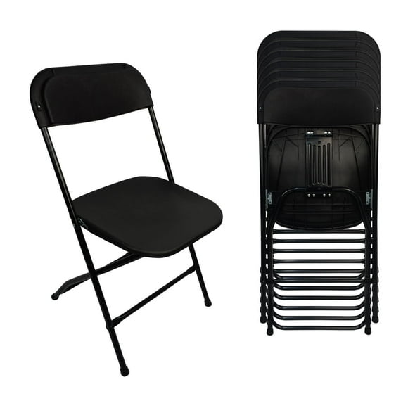 Set de 6 sillas de plástico plegable – Para exterior Uso rudo