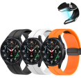 thumbnail image 1 of Banda de silicona compatible con Samsung Galaxy Watch 7 6 5 4, 1 of 6