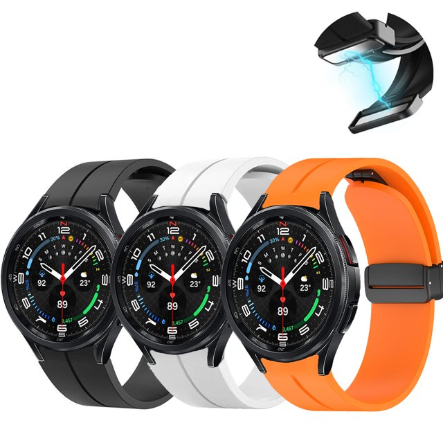 Banda de silicona compatible con Samsung Galaxy Watch 7 6 5 4
