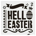 ZAROYEAX 12Pcs Easter Stencils Templates Hollow Drawing Painting