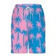 thumbnail image 3 of Pantalones Cortos para Hombre Cintura Elástica con Bolsillos, Forro de Impresión de Moda Casual para la Playa, Al Aire Libre Y el Uso Diario, 3 of 6