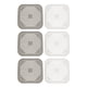thumbnail image 1 of 3X Tapa de DesagüE Cuadrada para DesagüE de Ducha Colector Pelo Tapón de Silicona Plano para Filtro de Baño Y Cocina Protección de DesagüE de Tapón de Colador Plano con Ventosas, 1 of 5