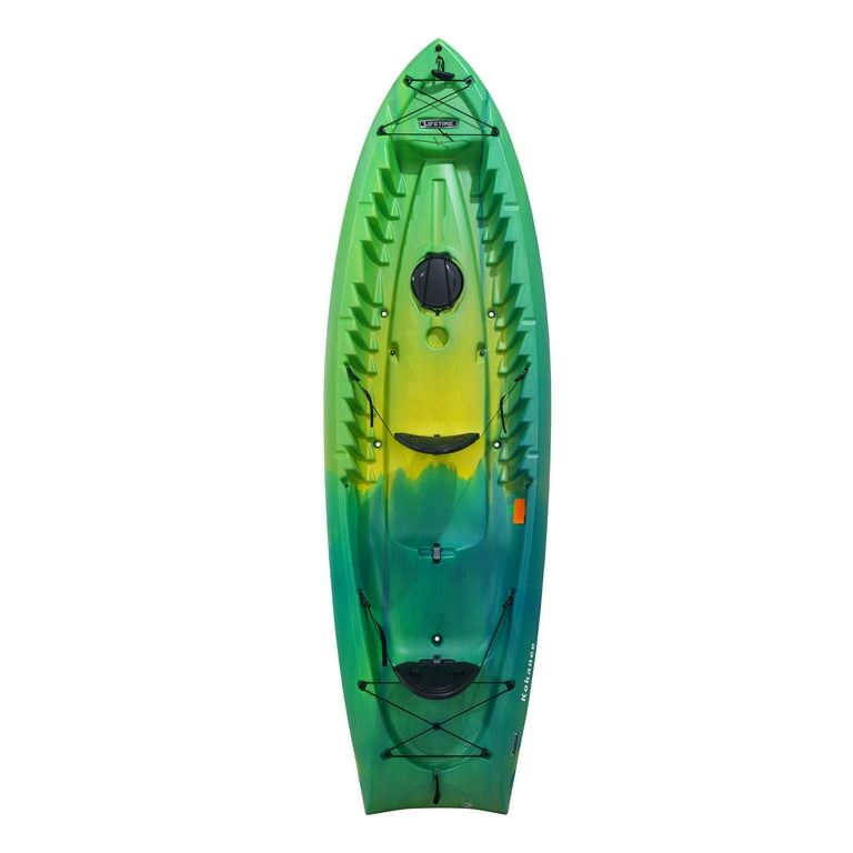 2 pack) Lifetime Kokanee 10.5 ft Tandem Sit-On-Top Kayak