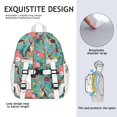thumbnail image 3 of German Shepherd Dog and Flower Backpack for School,Cute School Bag,Schoolbag with Adjustable Shoulder Straps & Padded Back,15"x11.42"x5.5", 3 of 3